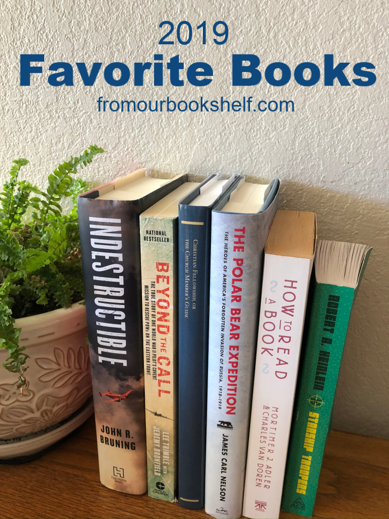 Stack of favorite books 2019