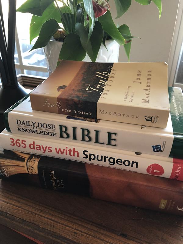 Stack of Daily Devotionals
