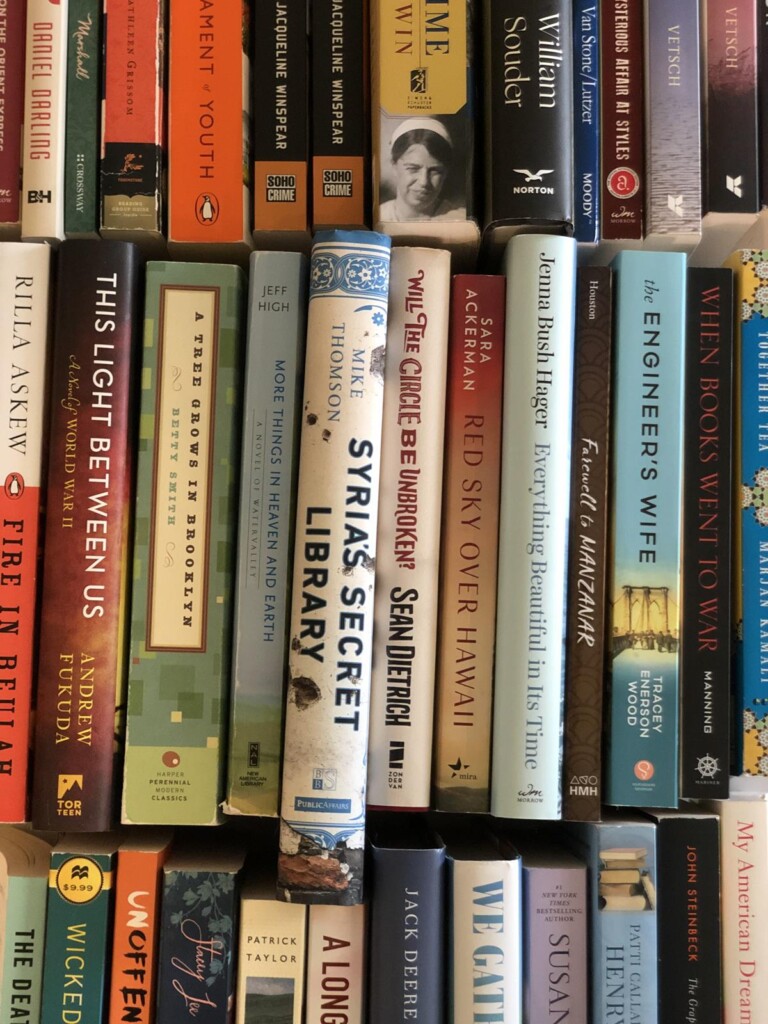 book spines