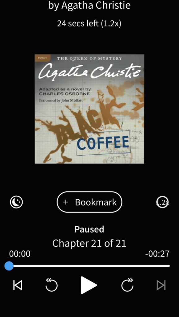 Black Coffee audiobook review
