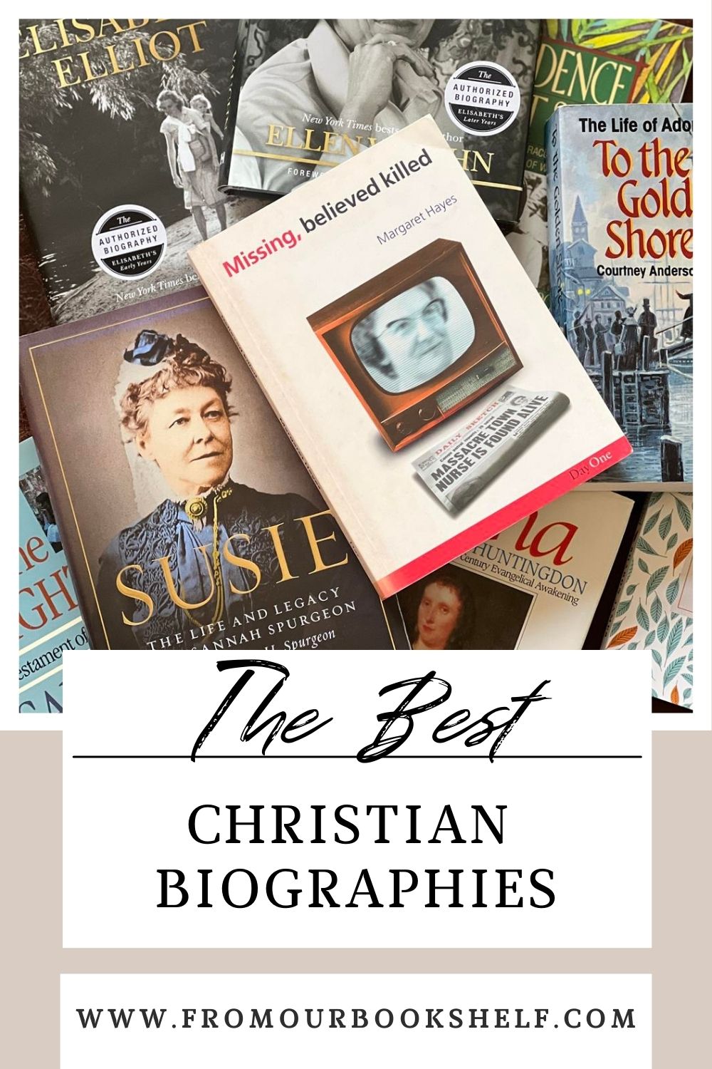 Stack of Best Christian Biographies