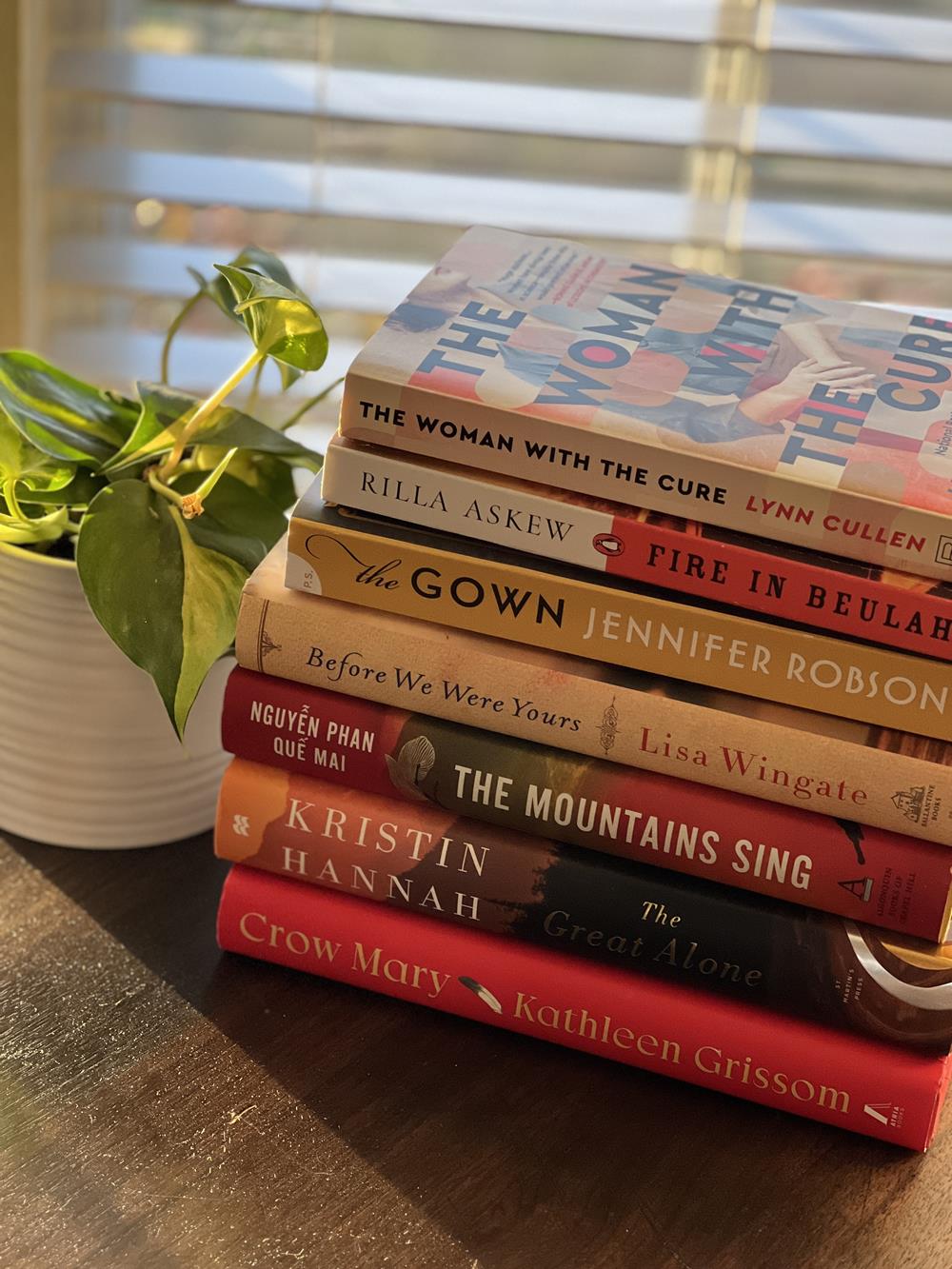 a stack of the best historical fiction books not about WWII