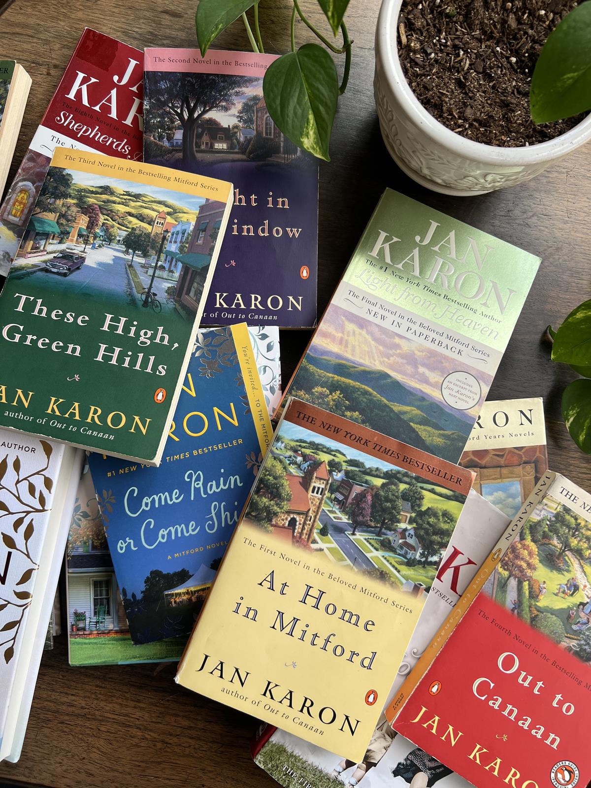 The Mitford Books in order by Jan Karon