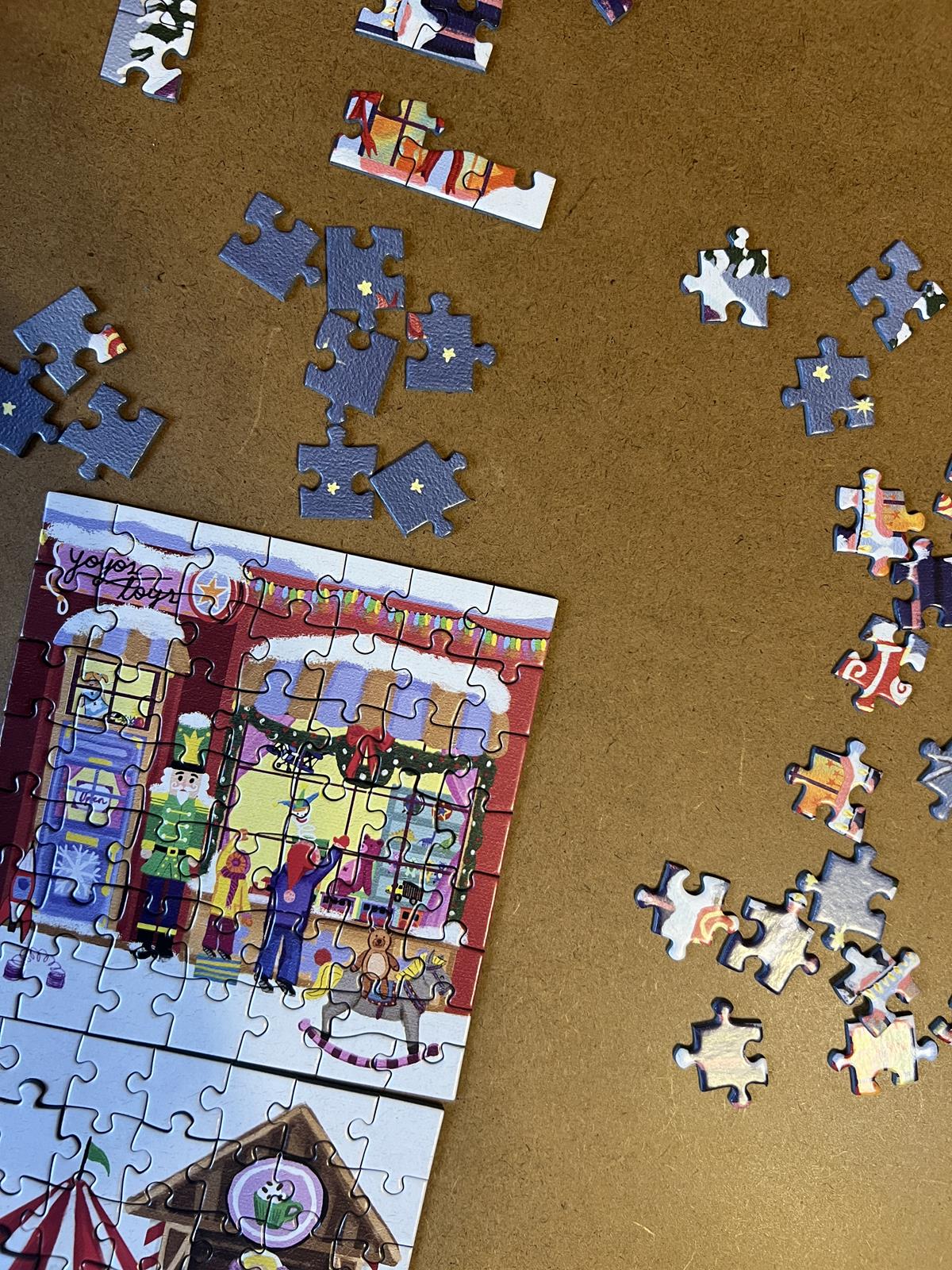 Advent Calendar puzzle pieces