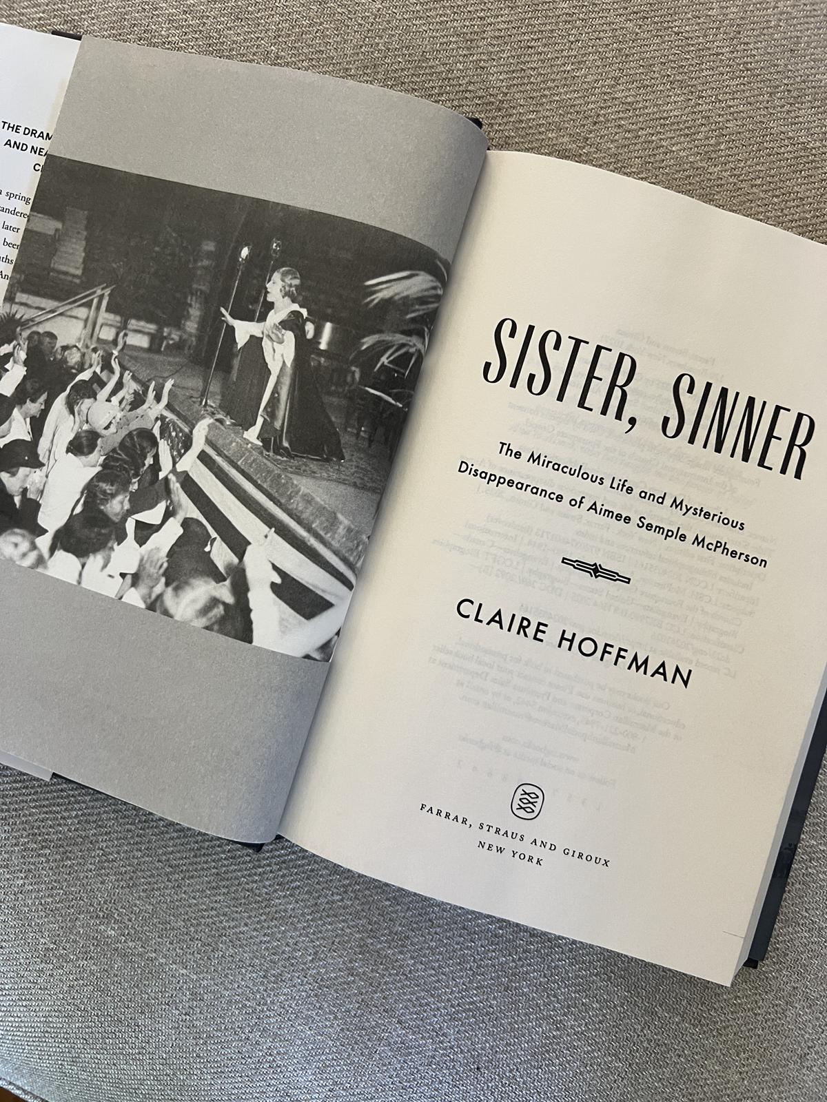 Sister Sinner book by Claire Hoffman
