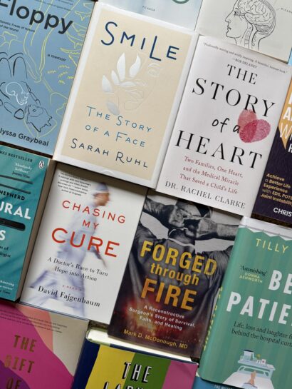 a bunch of Medical memoir covers