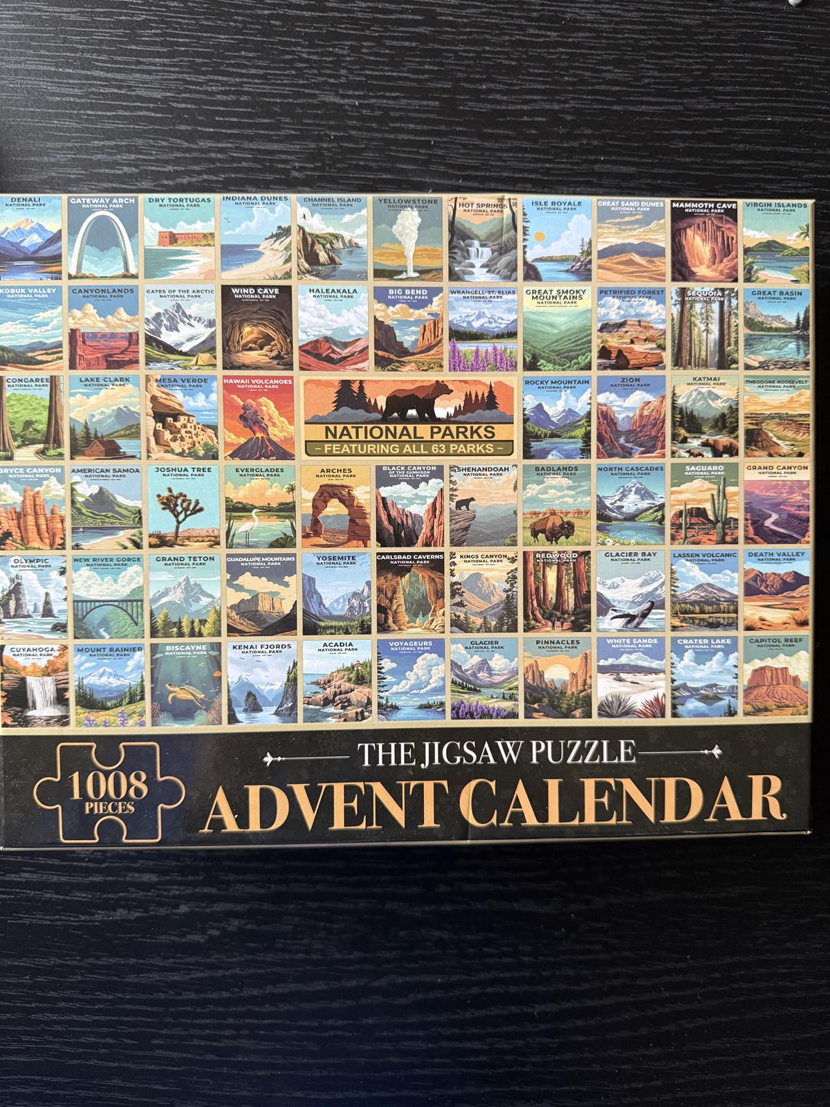 National parks advent calendar