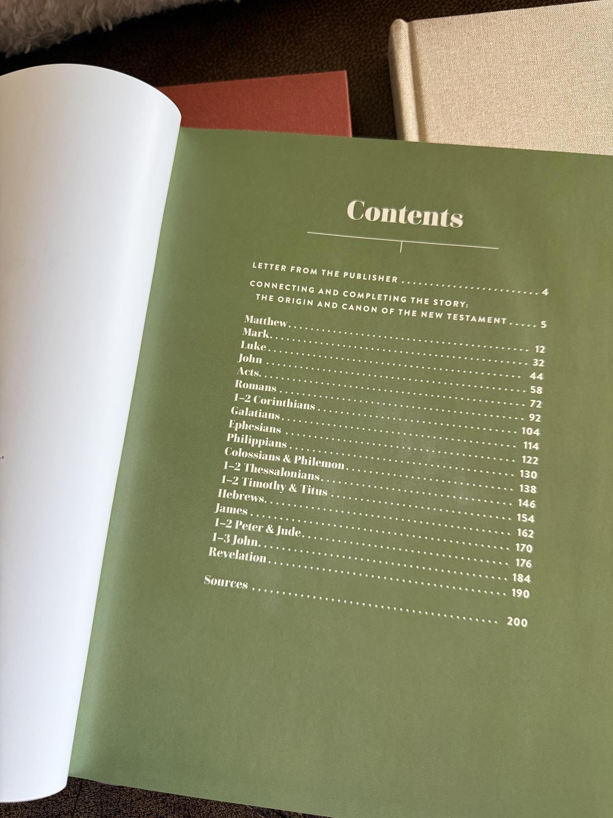 New Testament Handbook Contents