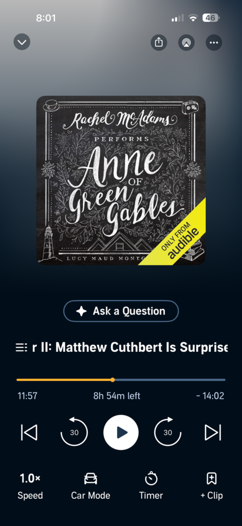 Anne of Green Gables audiobook