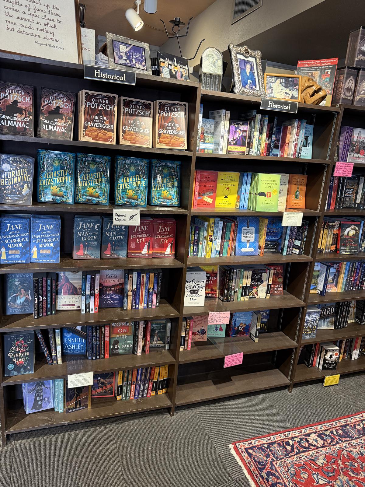 Murder By the Book Historical Mystery books