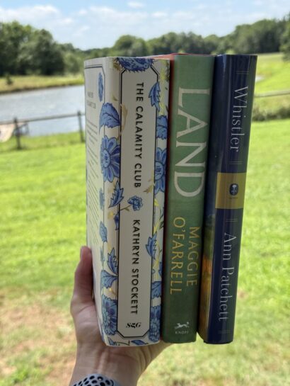 three new books outside
